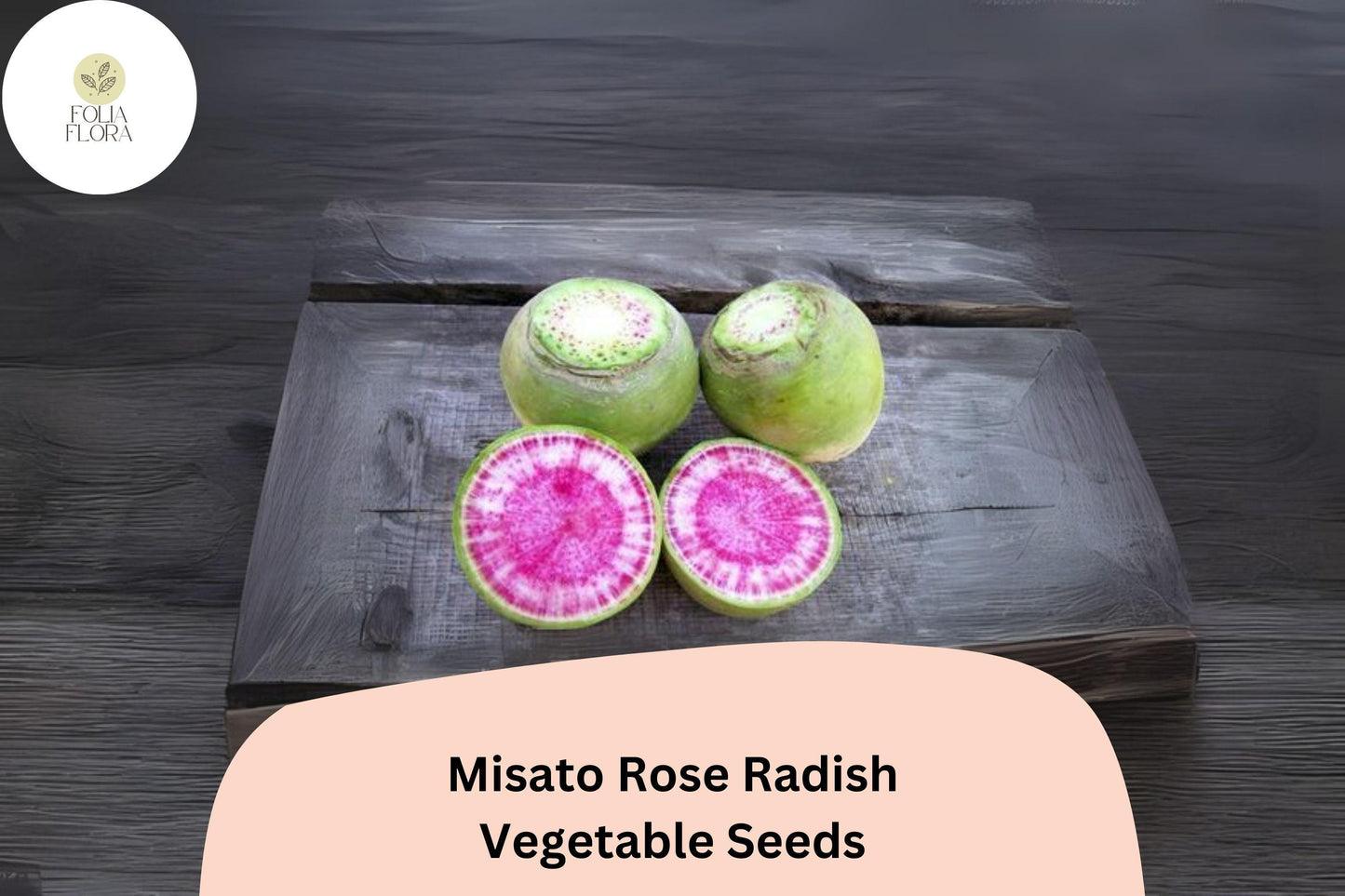 500+ Misato Rose Radish Seeds – Heirloom Garden Radish, Fast-Growing Edible Roots