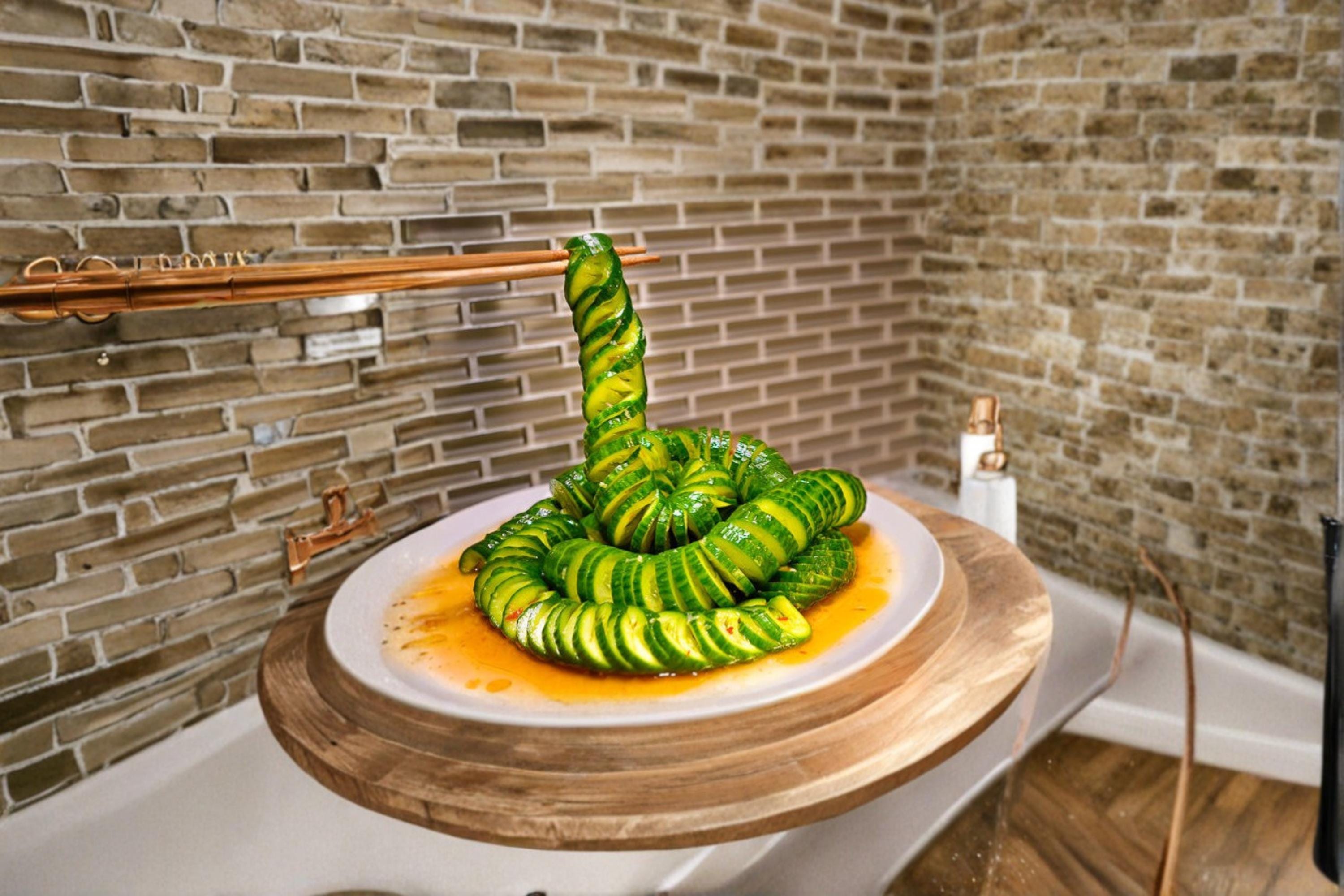 Cucumber – Chinese Snake (Curved) 10 Seeds | Extra-Long Asian Cucumber | Mild & Crisp | Heat-Tolerant Variety
