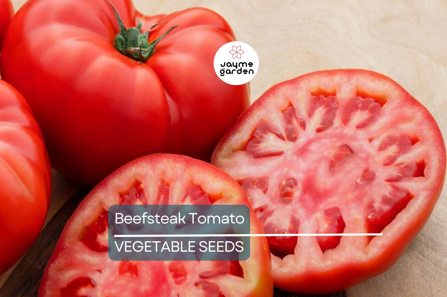 Beefsteak Tomato Seeds - Heirloom, Non-GMO, Slicing, 50 Seeds, Large Juicy Fruit, Full Sun, Zones 3-11, Free Shipping