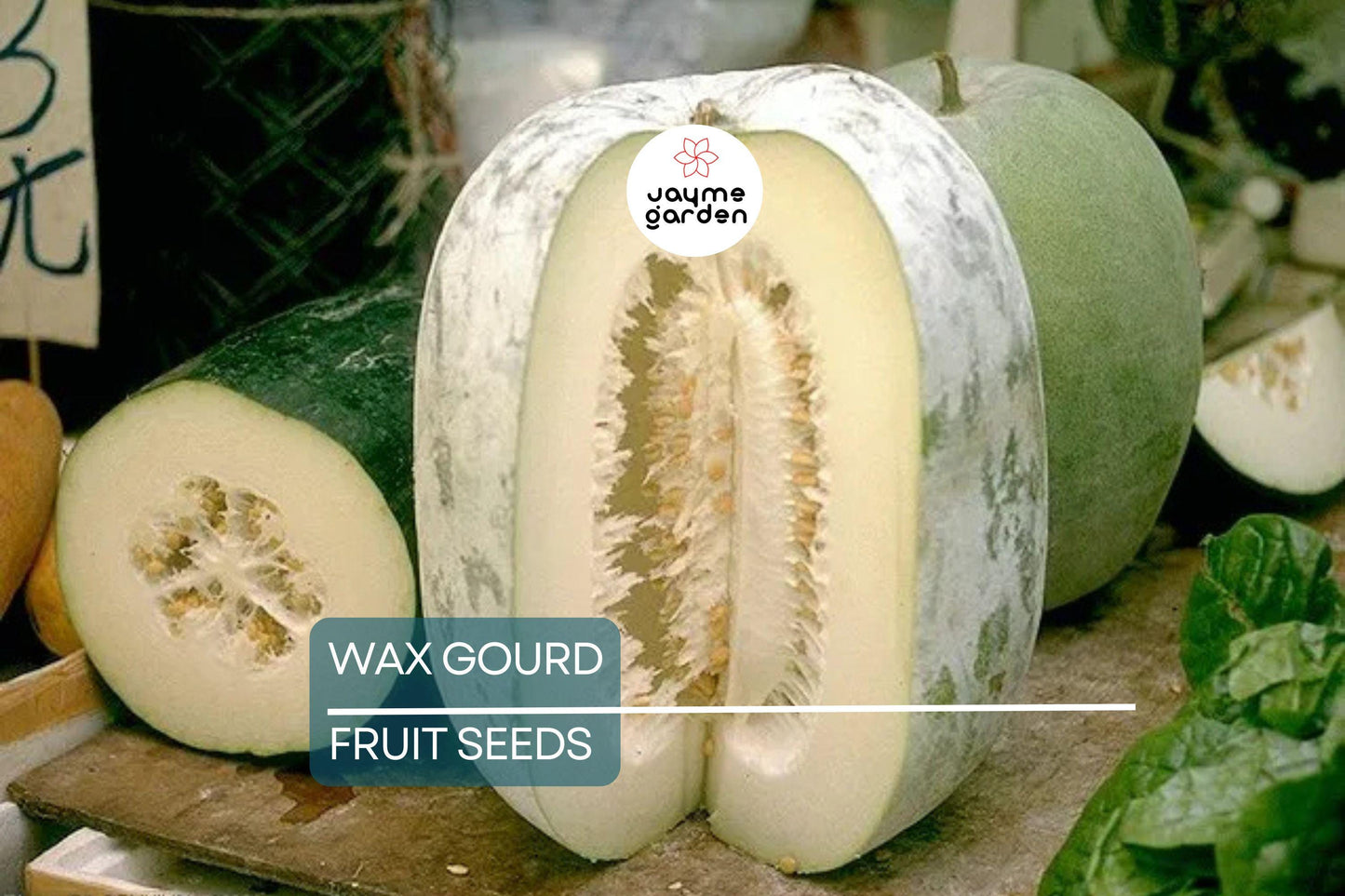 20 Wax Gourd Seeds – Fuzzy Winter Melon, Benincasa hispida, Oblong Shape, Long Storage, Heirloom, Free Shipping, USA Seller!