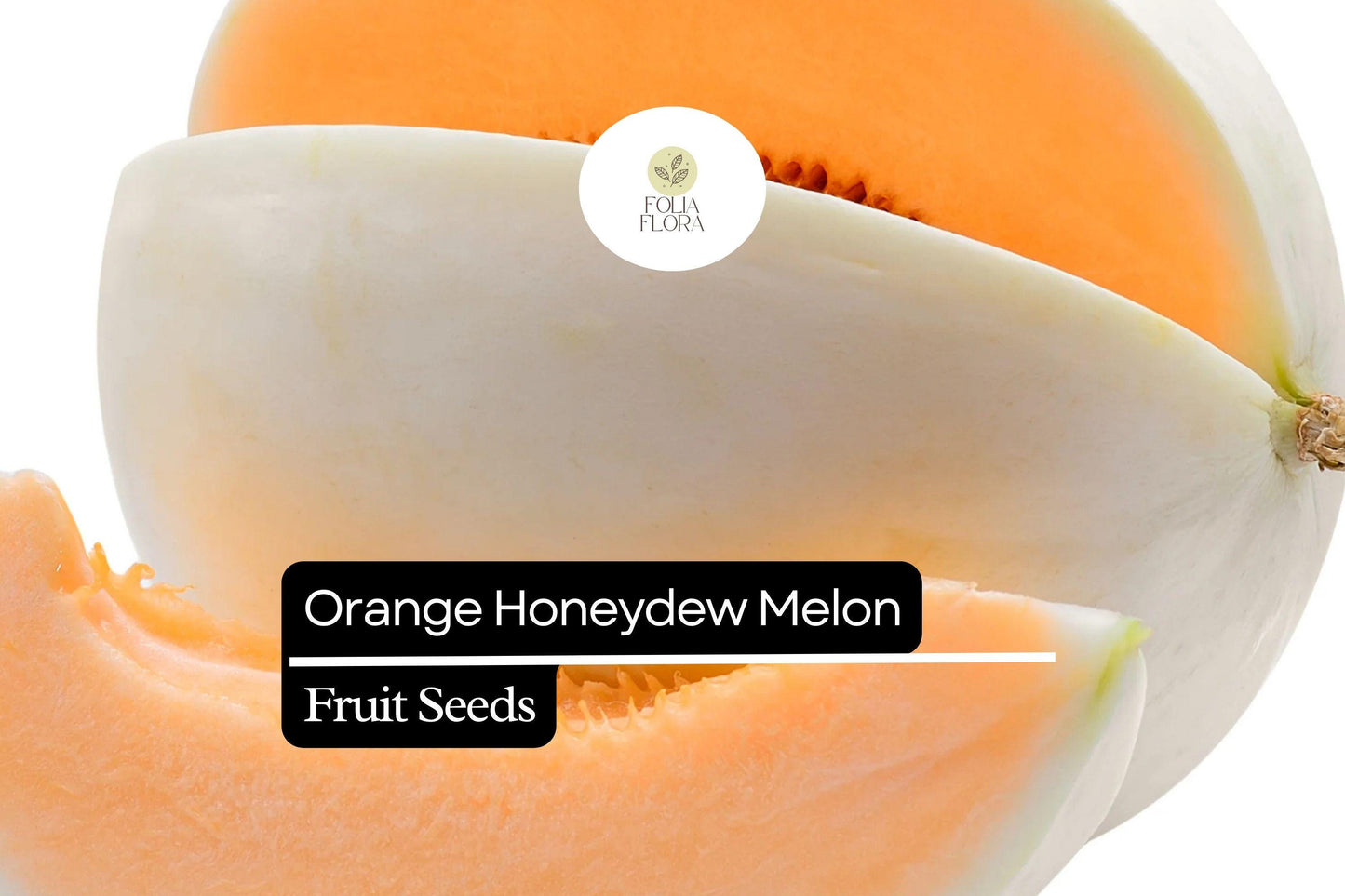 50 Seeds Orange Honeydew Melon, Cucumis Melo, Sweet Juicy Orange-Fleshed Melon