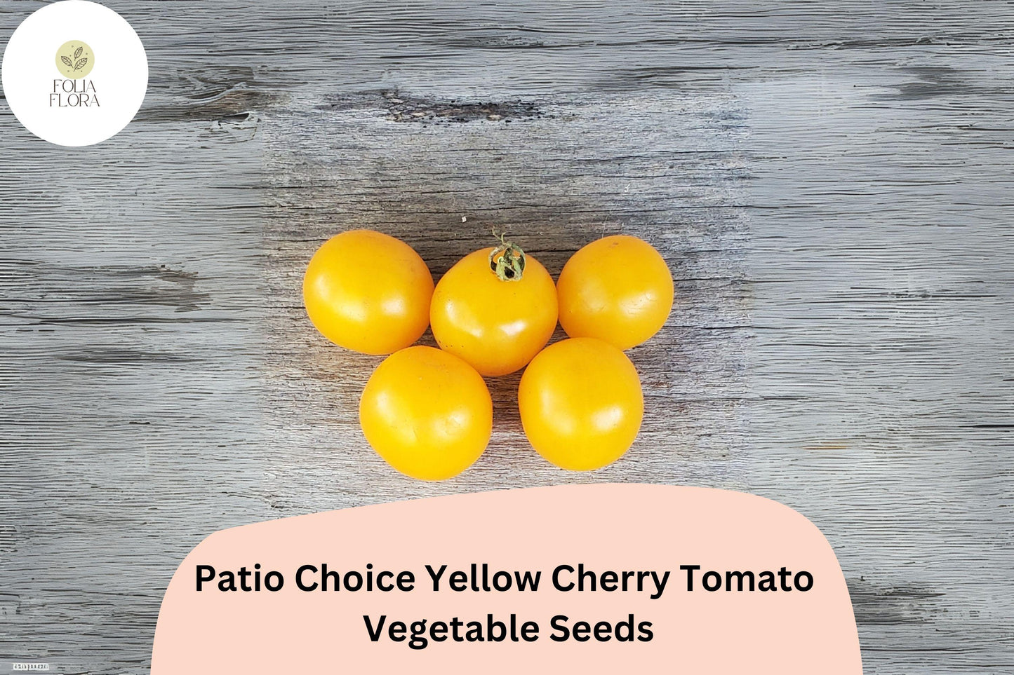 100 Patio Choice Yellow Cherry Tomato Seeds | Compact Heirloom Tomato for Pots & Gardens | Sweet Flavor | Easy to Grow