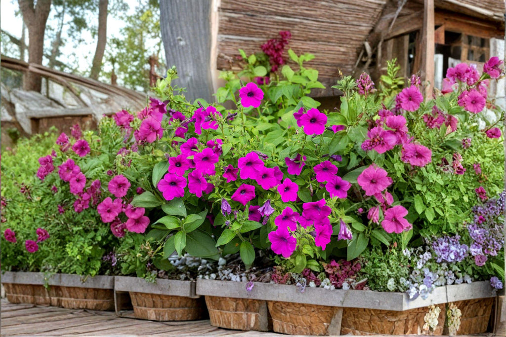 Shanin Wild Petunia – Petunia violacea 100 Seeds Fragrant Violet-Purple Blooms, Heirloom Annual, Easy Grow