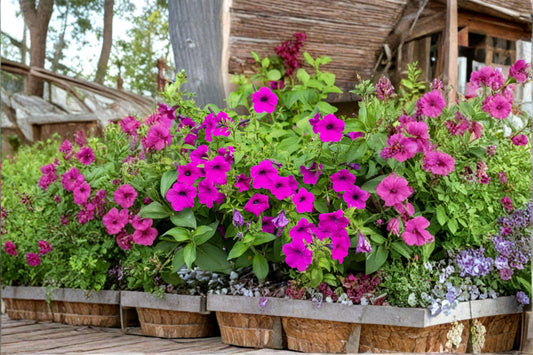 Shanin Wild Petunia – Petunia violacea 100 Seeds Fragrant Violet-Purple Blooms, Heirloom Annual, Easy Grow