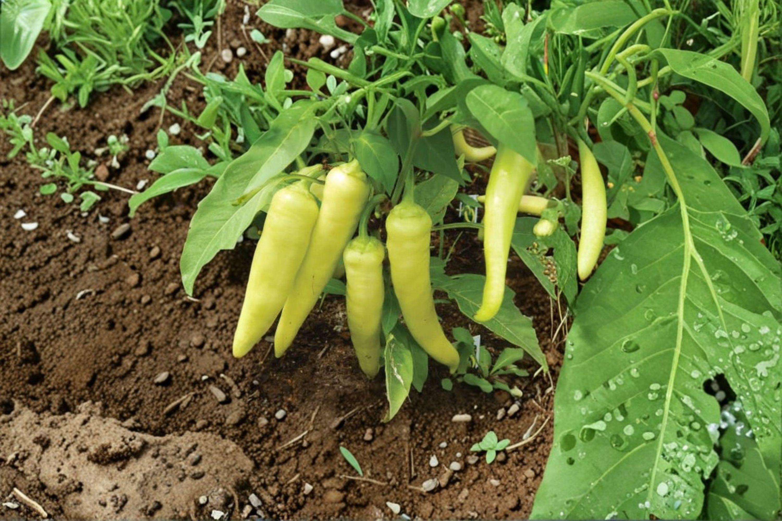 Sweet Pepper – Banana 30 Seeds | Mild Sweet Pepper | Pale Yellow Fruits | Great for Fresh Eating & Pickling