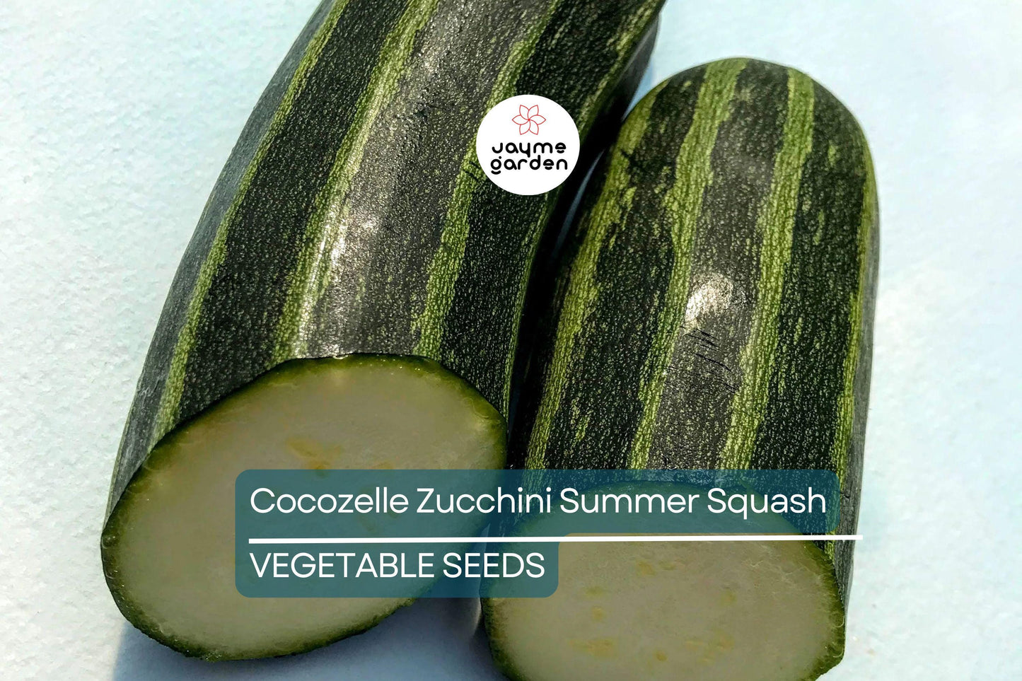50 Cocozelle Zucchini Seeds – Heirloom Italian Summer Squash, Non-GMO, High-Yield, Tender & Flavorful, Easy to Grow, Free Shipping!