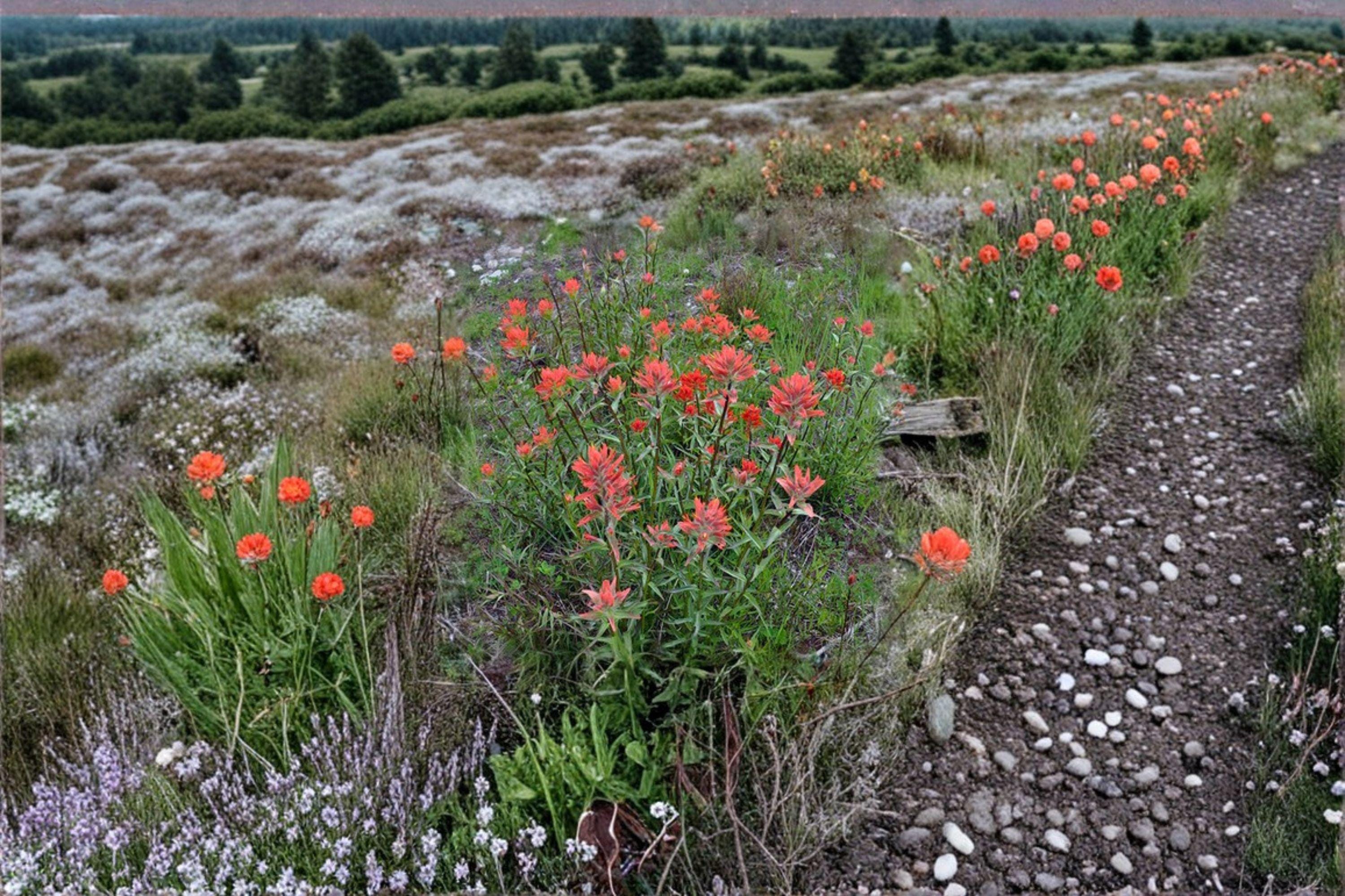 Castilleja Miniata Giant Red Indian Paintbrush Seeds – 300 Native Mountain Wildflower Seeds