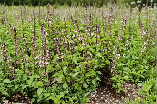 Thai Basil – Ocimum basilicum Seeds | 75 Seeds | Aromatic Culinary Herb | Edible Garden Favorite