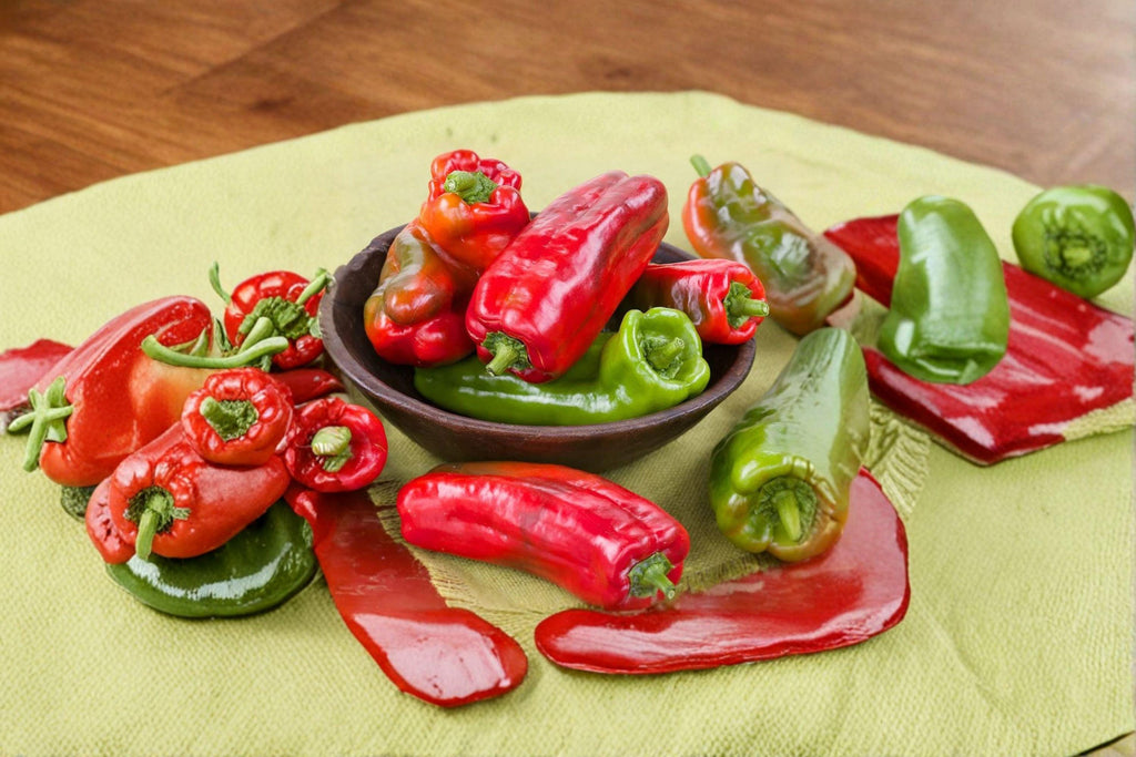 Giant Marconi – Red Sweet Pepper 25 Seeds | Italian Heirloom Pepper | Large Sweet Fruits | Excellent for Roasting