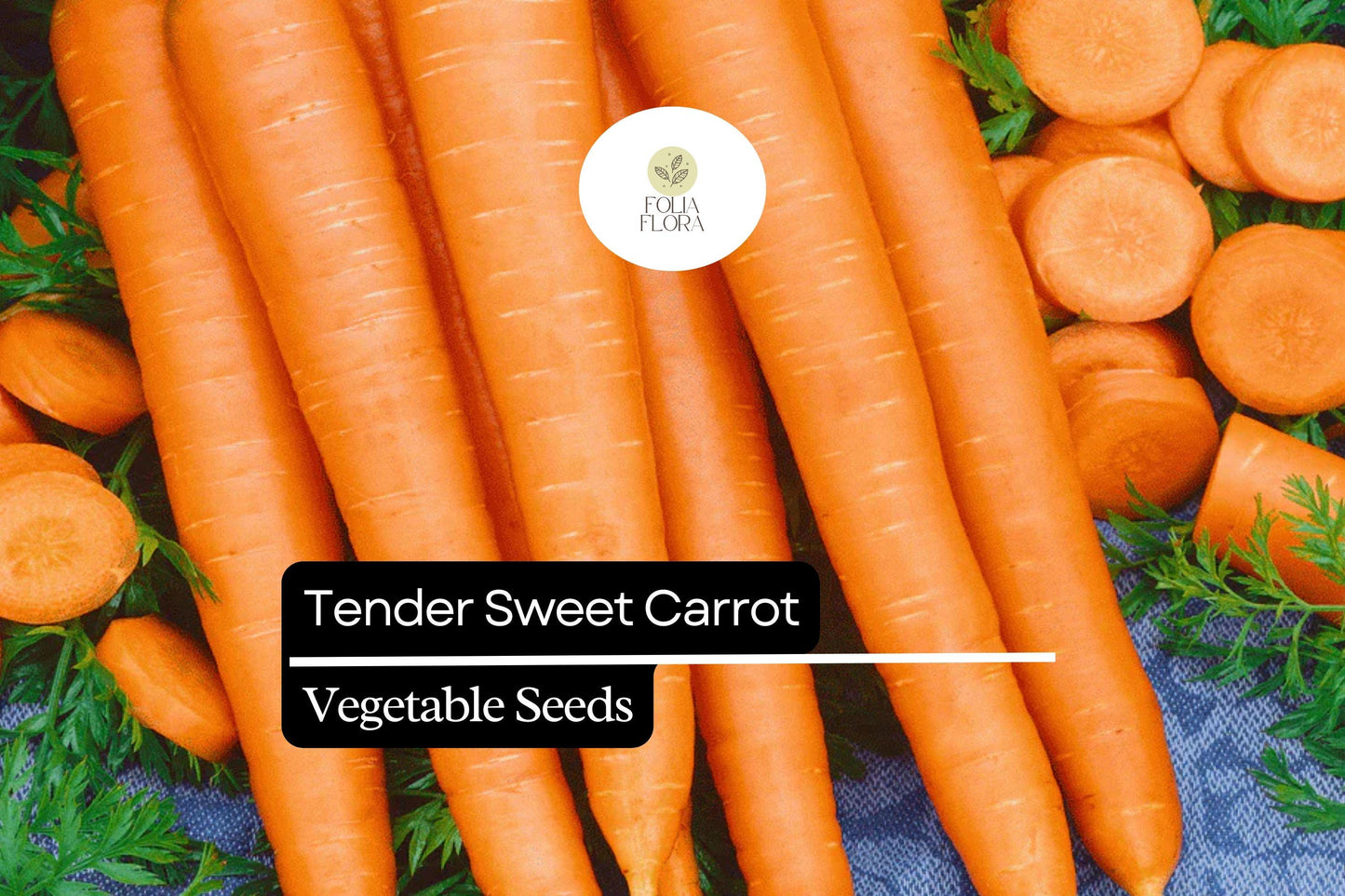 300 Tender Sweet Carrot Seeds – Daucus carota – Extra Sweet, Crisp Texture, Heirloom, Non-GMO, Perfect for Juicing