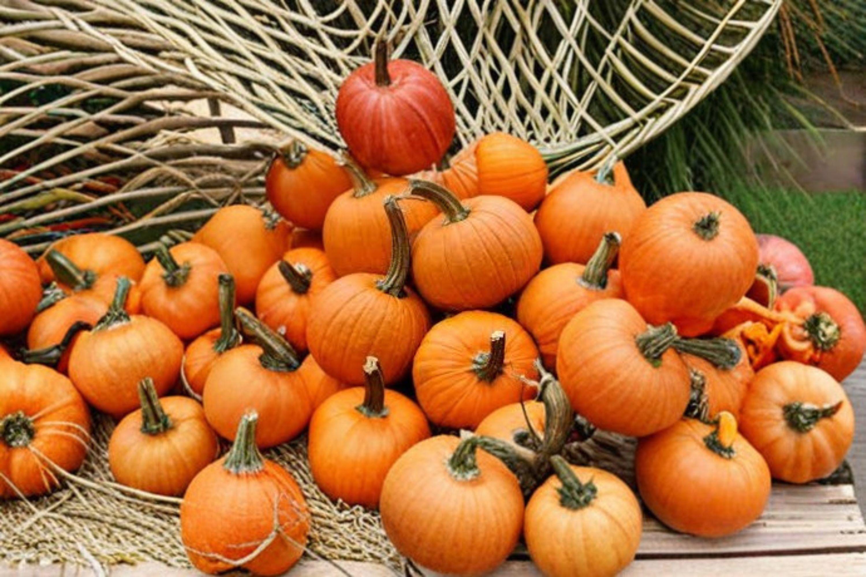 Small Sugar Pumpkin – Vegetable 5 Seeds | Classic Pie Pumpkin | Sweet Flesh | Perfect for Baking & Cooking