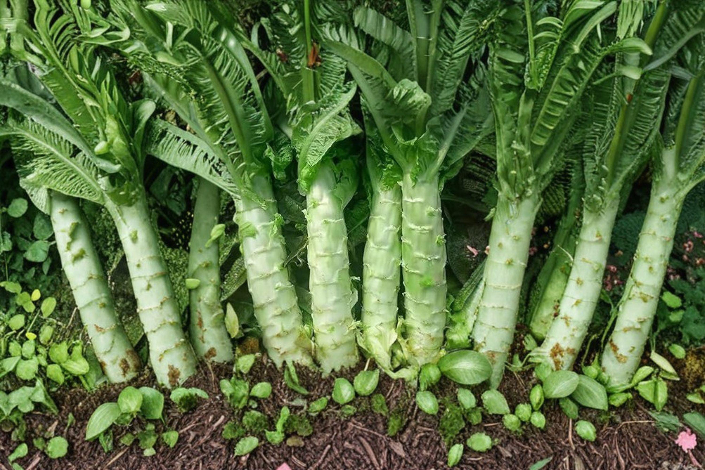 Asparagus Lettuce Seeds – New Yu Mai, Asian Stem Vegetable (200 Seeds)