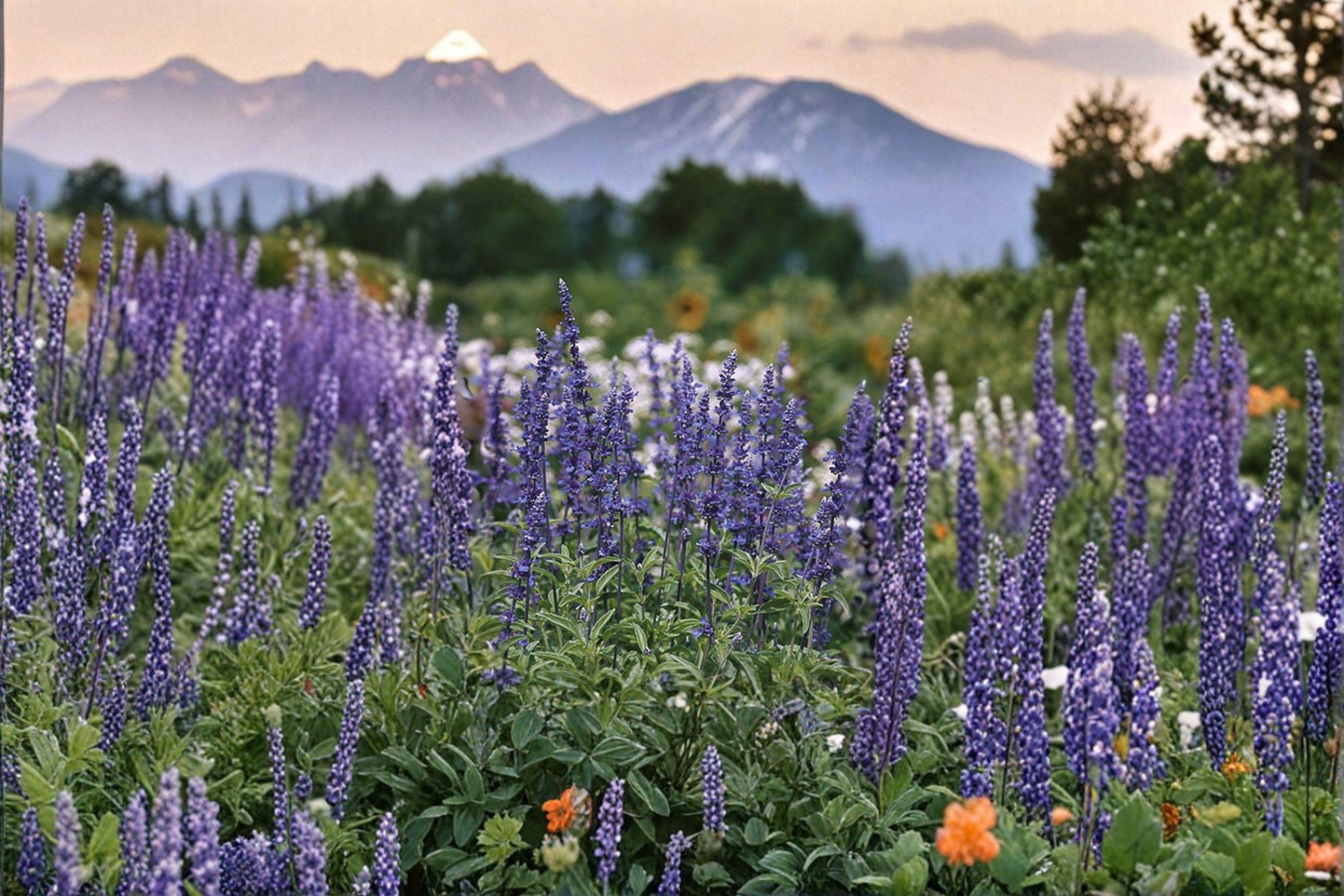 Blue Sage – Salvia farinacea, Native Perennial (Warm Climates) | Long Bloom Season (100 Seeds)