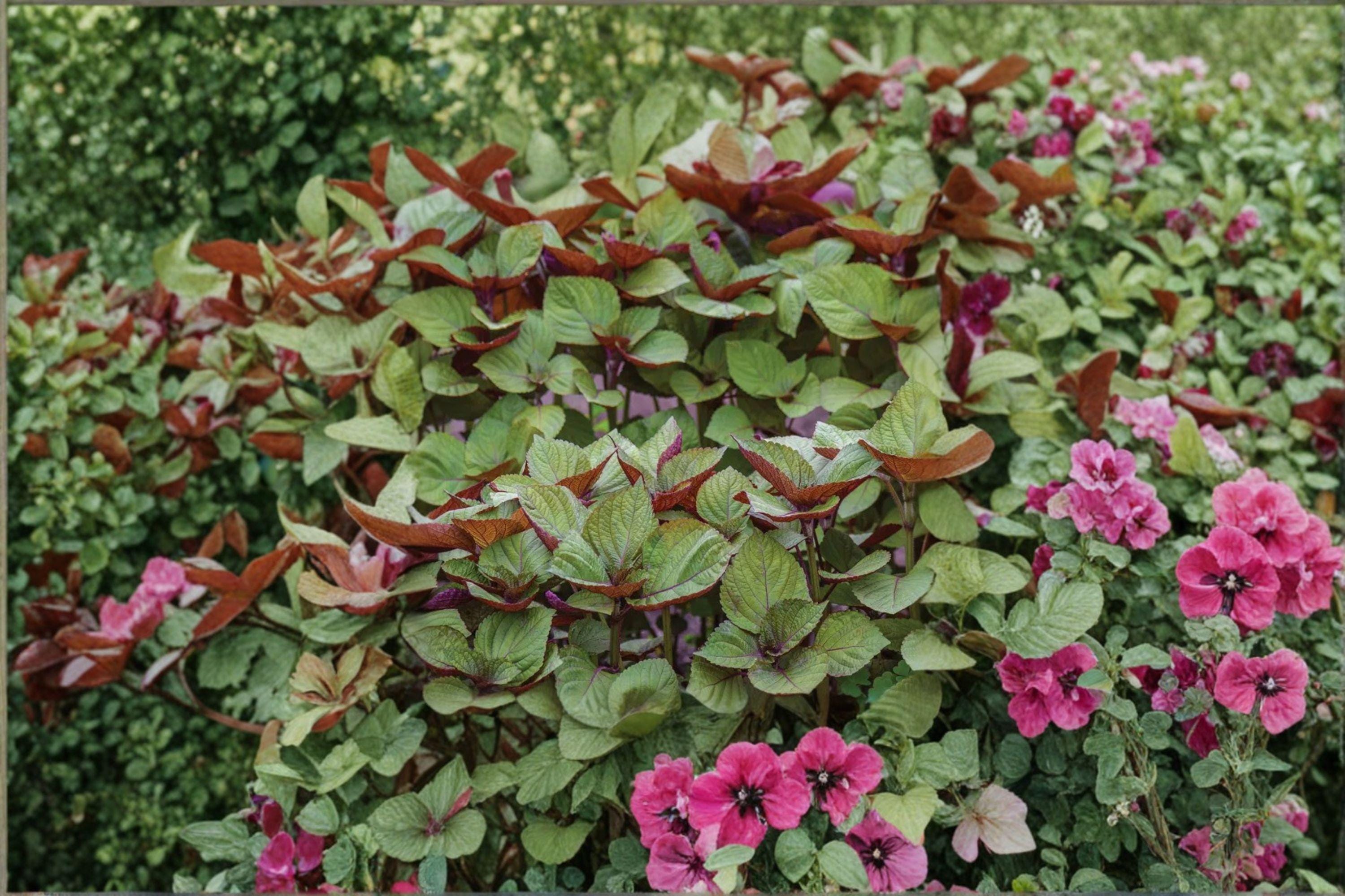Perilla (Shiso) – Jeok Ssam Ip 400 Seeds | Korean Red Perilla | Aromatic Culinary Herb | Edible Leaves