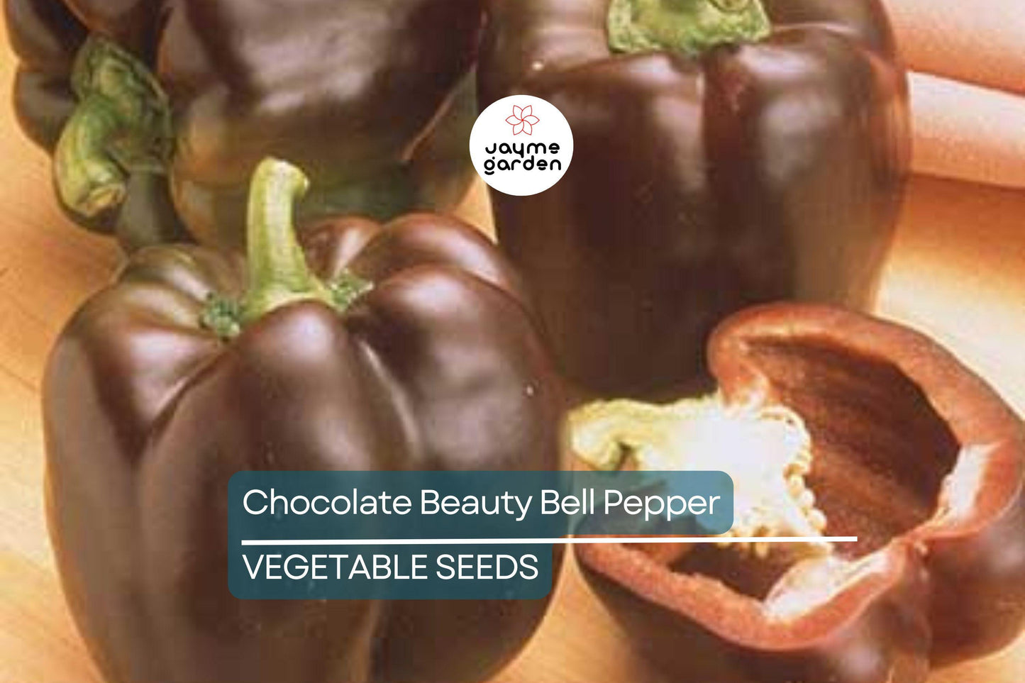 50 Chocolate Beauty Bell Pepper Seeds - Heirloom, NON-GMO, Sweet & Juicy, USA Seller