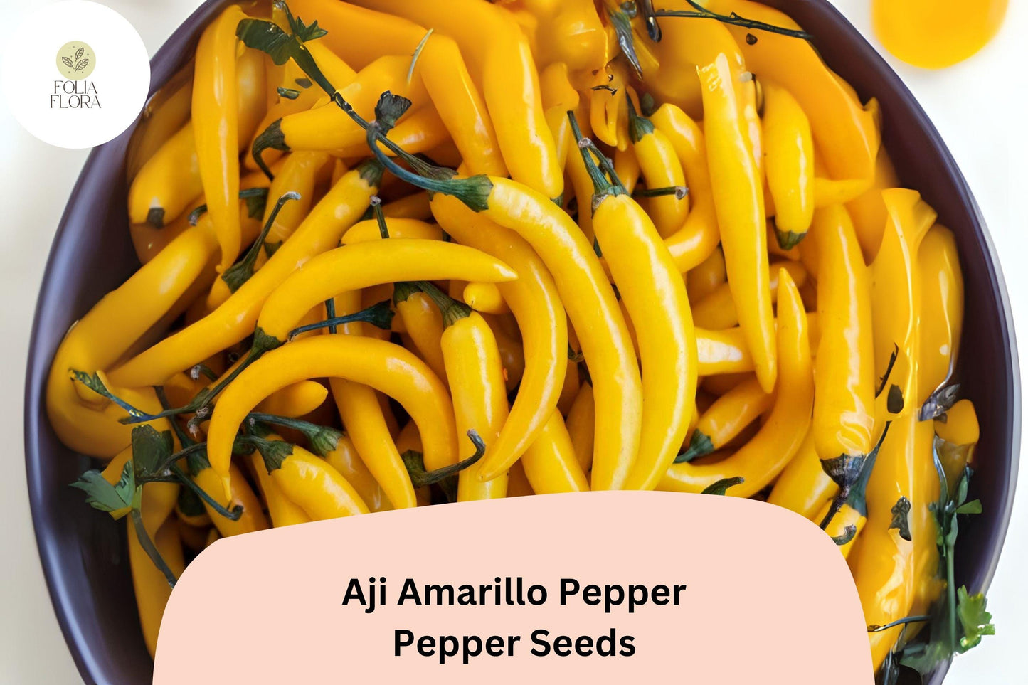25+ Aji Amarillo Pepper Seeds | Peruvian Heirloom Chili | Medium-Hot Yellow Peppers for Spicy Garden Planting