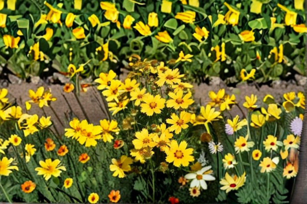 Coreopsis Lance-Leaved Dwarf – Coreopsis lanceolata 50 Seeds | Compact Native Perennial | Bright Yellow Blooms | Pollinator Favorite
