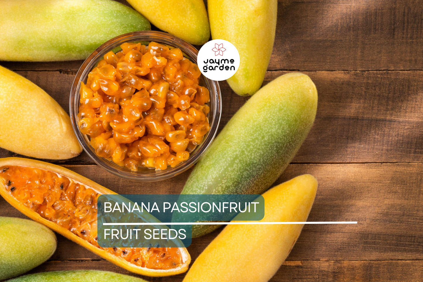 10 Banana Passionfruit Seeds (Passiflora Mollissima) - Rare Tropical Vine, Fast Growing, Sweet Fruits