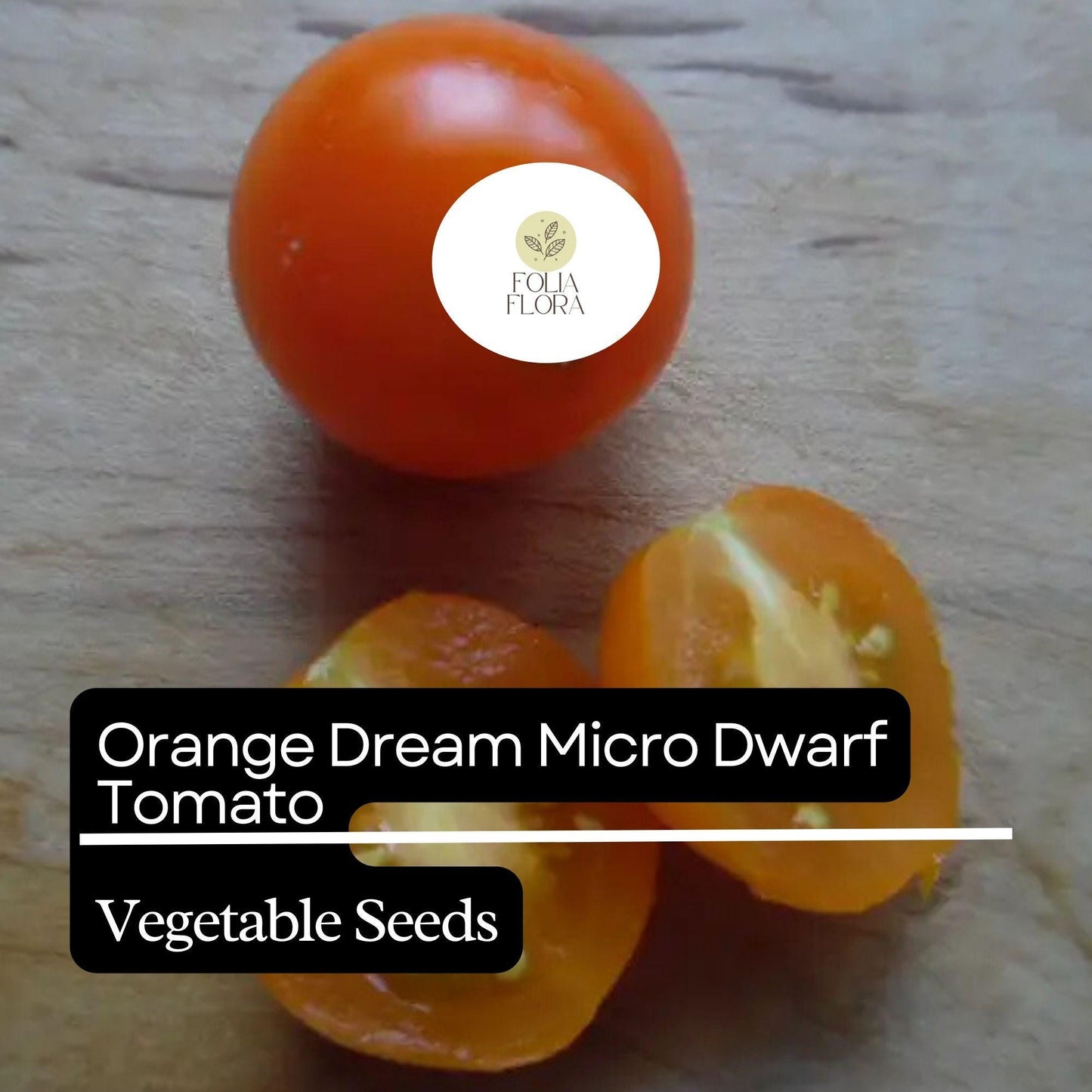 15 Orange Dream Micro Dwarf Tomato Seeds – Heirloom, Non-GMO, Compact & High-Yield