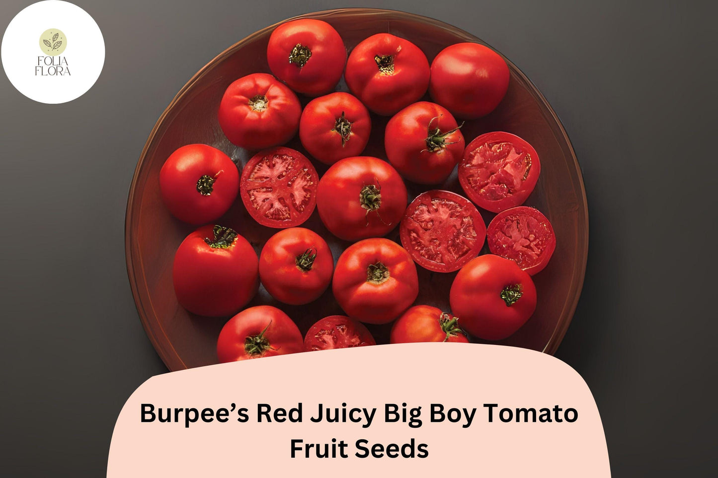 50+ Big Boy Tomato Seeds | Burpee’s Juicy Red Heirloom Variety | Large Sweet Tomatoes for Home Vegetable Garden Planting