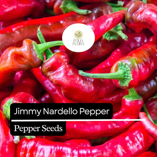 20 Jimmy Nardello Pepper Seeds – Sweet Italian Frying Pepper – Heirloom, Non-GMO
