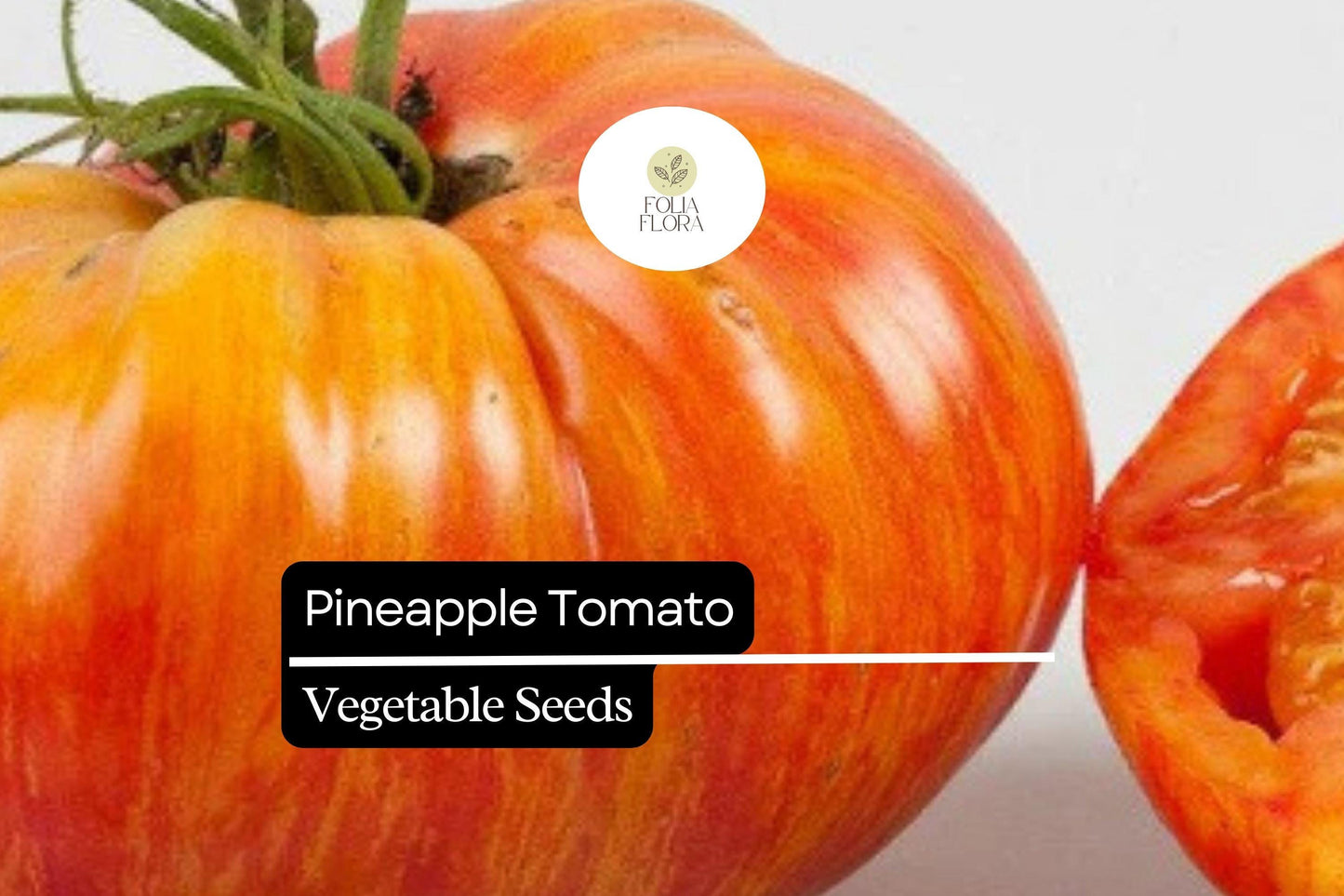 30 Pineapple Tomato Seeds | Solanum lycopersicum | Heirloom Bicolor Beefsteak | Sweet & Juicy