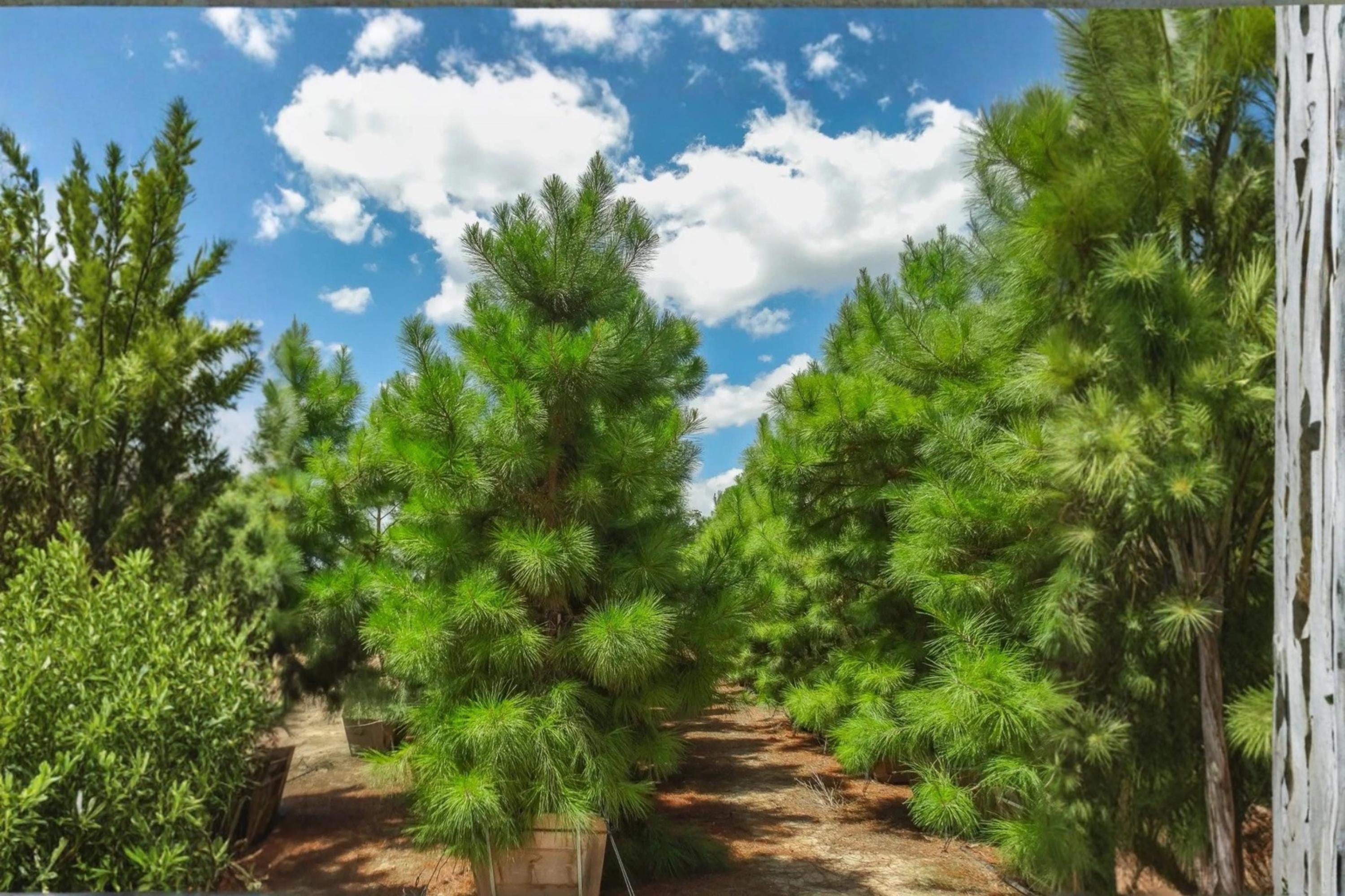 Loblolly Pine 2 Live Plants 1-2 ft Tall (Pinus taeda) Evergreen Tree