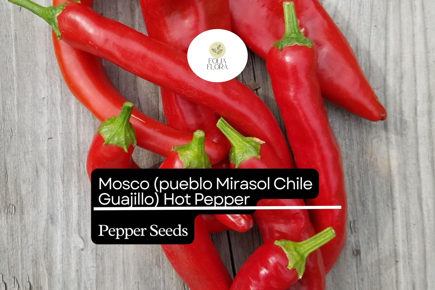 250mg Mosco Pueblo Mirasol Chile Guajillo Hot Pepper Seeds Capsicum annuum | Bold Flavor, High Yield, Non-GMO for Salsas & Drying