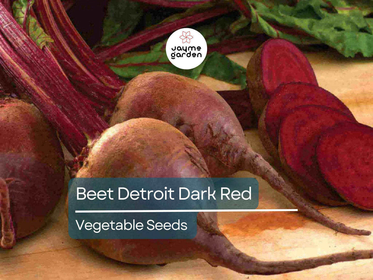 Beet Detroit Dark Red 1 Gram Seeds - Heirloom Non-GMO Variety - Sweet Tender Beets for Fresh Eating, Roasting, Salads, & Juicing