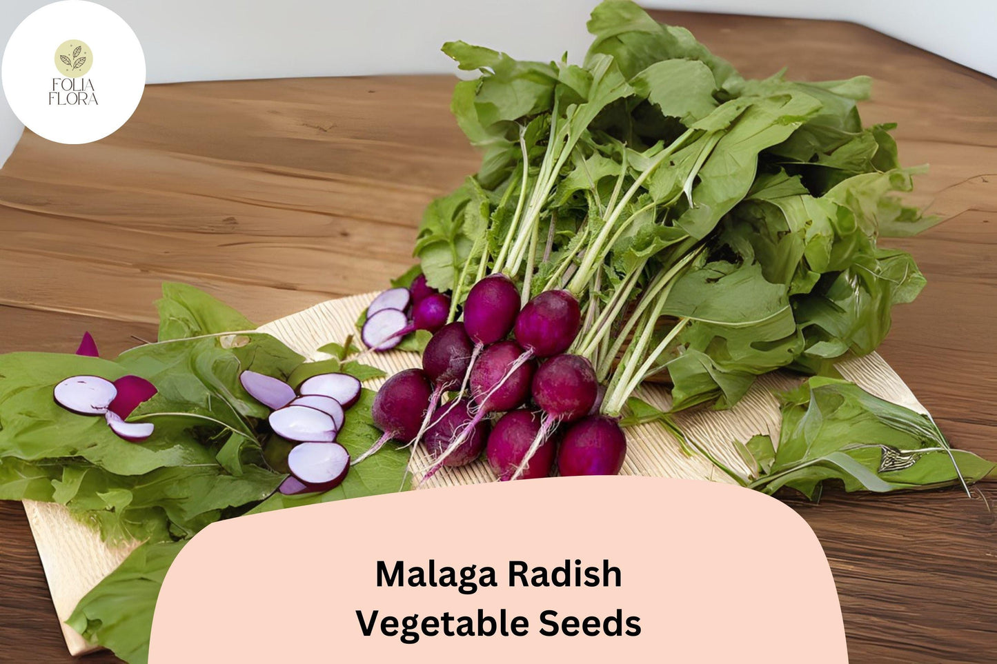 500+ Malaga Radish Seeds – Heirloom Long Red Radish Seeds for Garden Planting