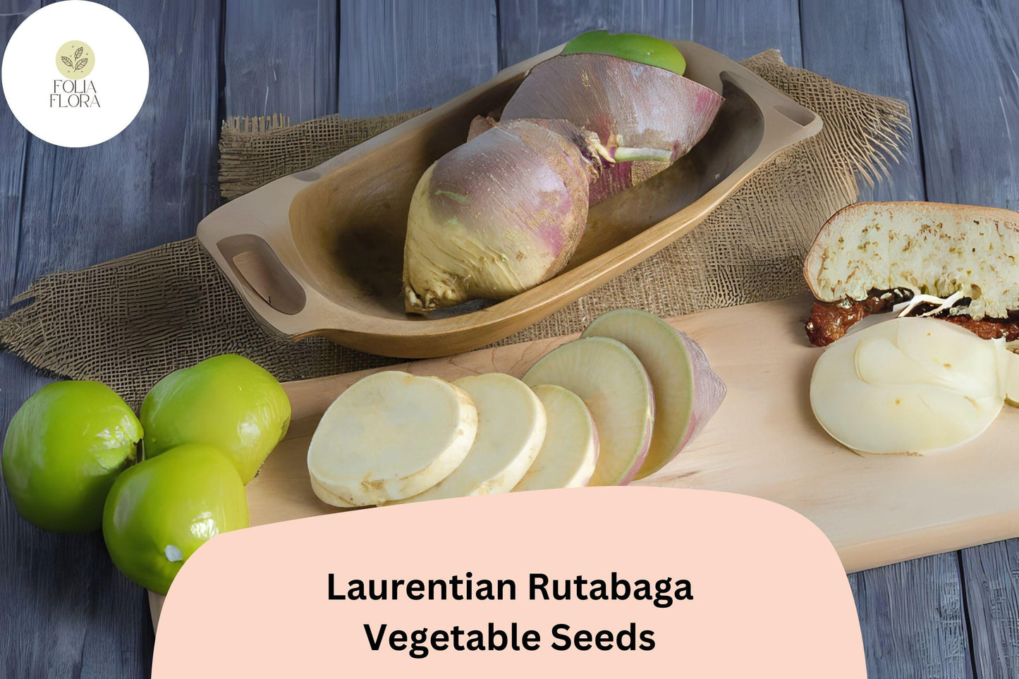 500+ Laurentian Rutabaga Seeds – Heirloom Canadian Root Vegetable Seeds for Garden Planting