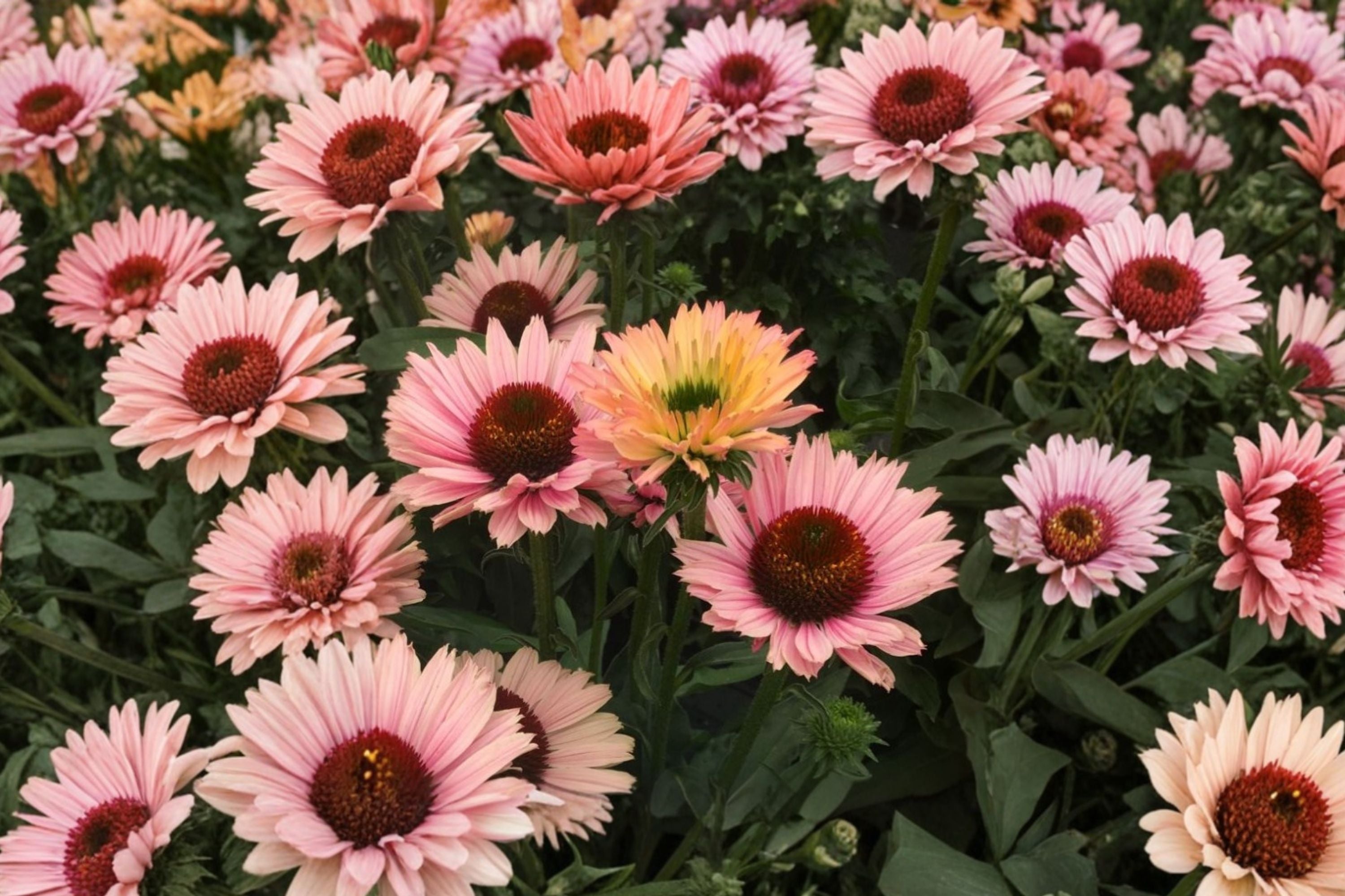 Salmon Coneflower ‘SunSeekers Salmon’ | Echinacea Perennial | Live Plant or Bareroot | Pollinator Garden Flower | Drought Tolerant Plant