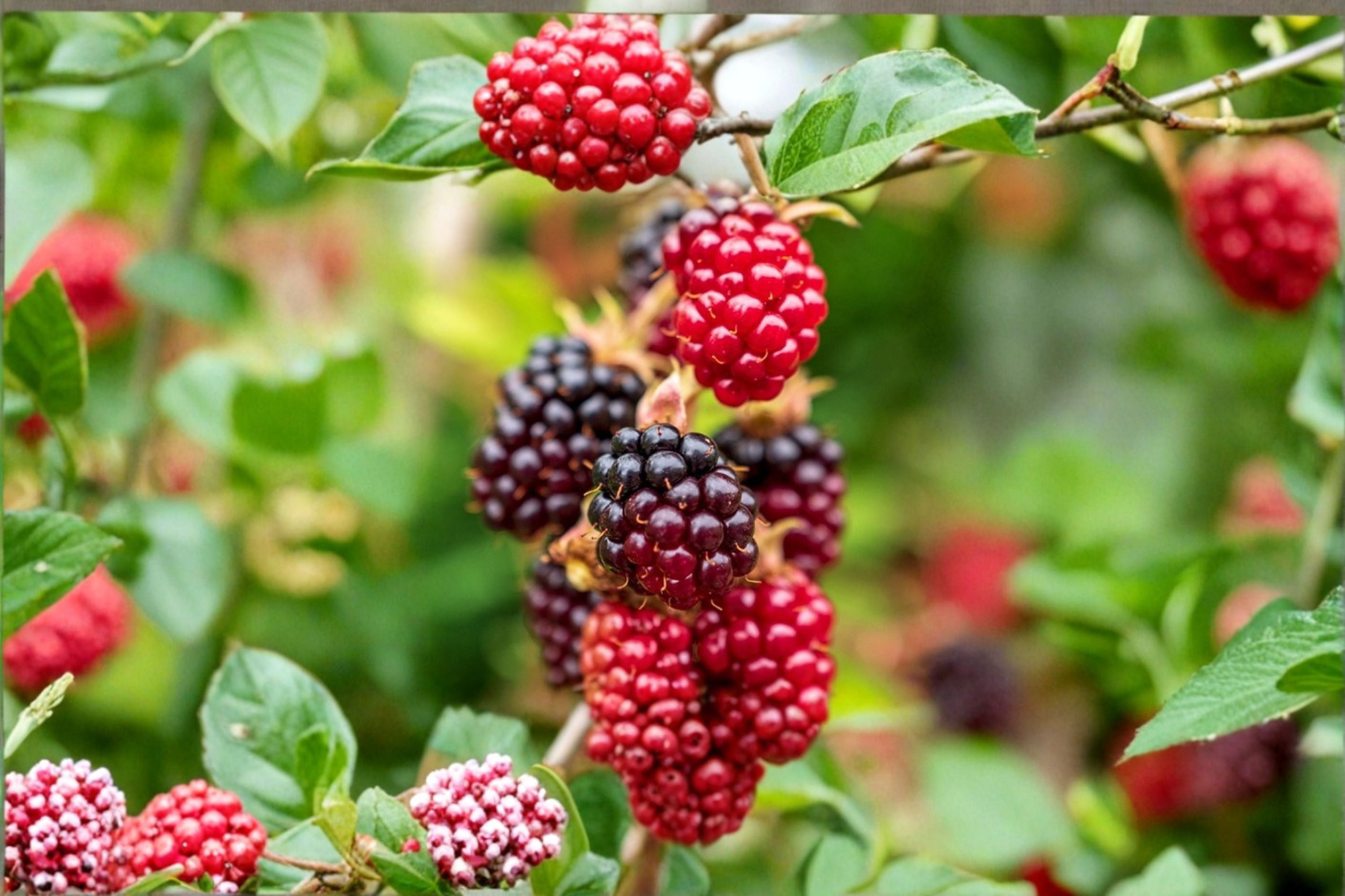 Thornless Boysenberry Plant | Blackberry Raspberry Hybrid | Live Berry Plant or Bareroot | Edible Fruit Vine for Garden