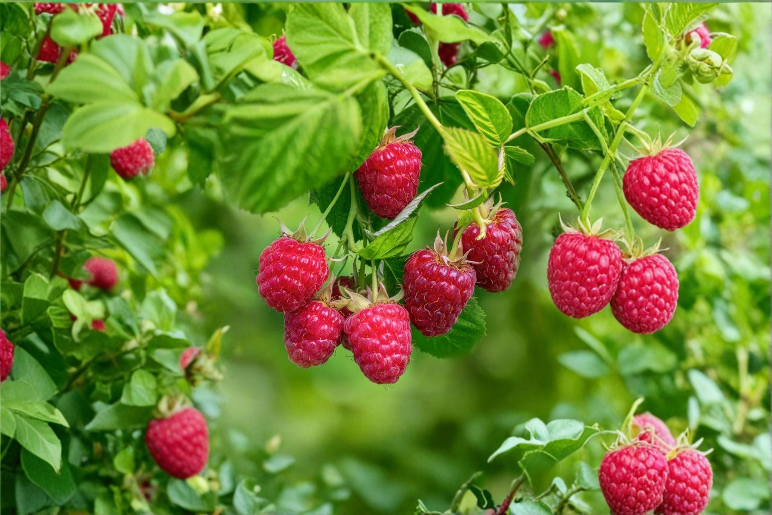 Amity Raspberry Plant | Everbearing Red Raspberry | Rubus idaeus Berry Plant | Live Fruit Plant | Bareroot or Potted Raspberry Bush