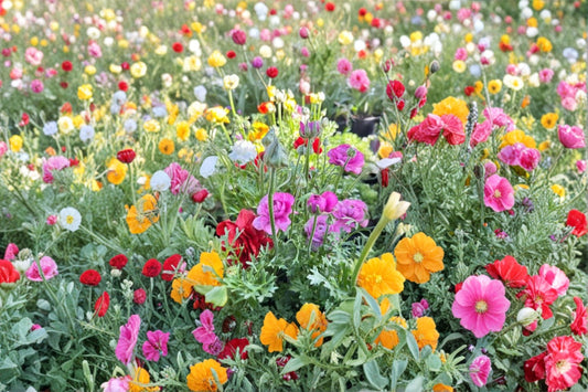 6 Ranunculus Aviv Mixed Healthy Corms -Vibrant Mixed Blooms Add Beauty to Your Garden - Loves Butterflies and Resists Critters