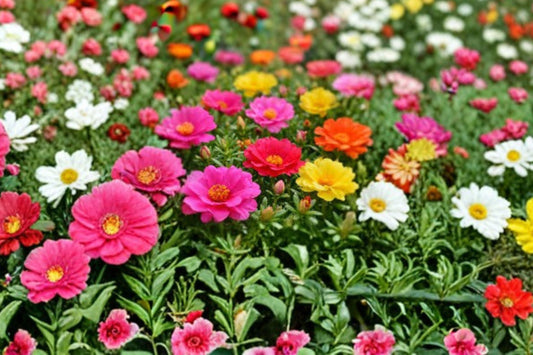 Portulaca 'SeaGlass Pink Lady' Live Plant, Moss Rose, 4 Inch Pot, Pink Flowering Succulent, Heat Tolerant Ground Cover