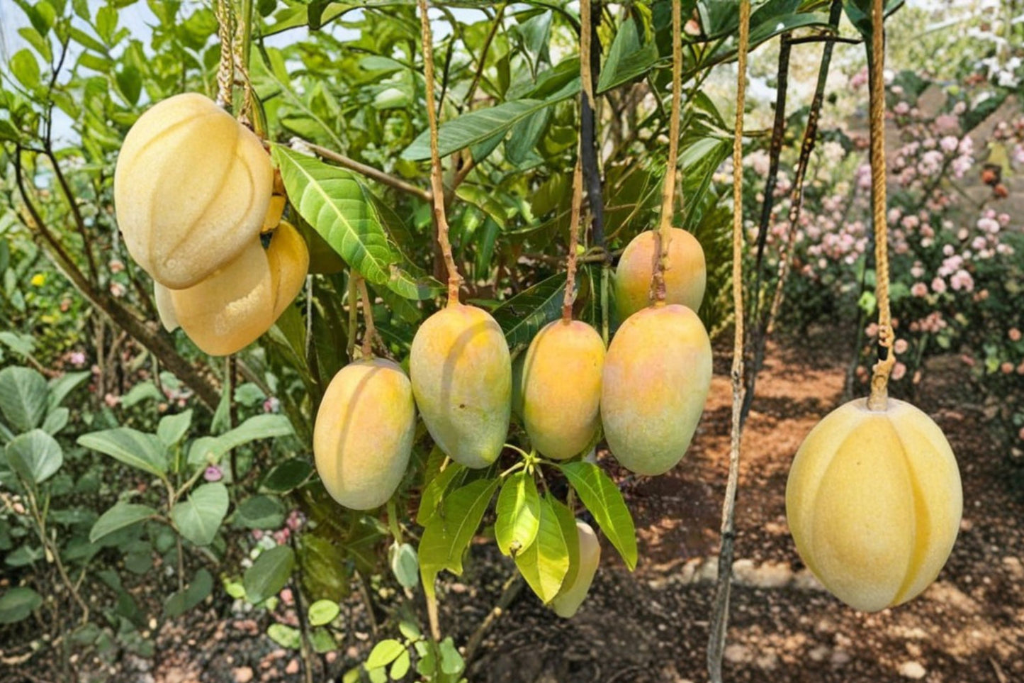 Grafted Kesar Mango Tree Live Plant, Mangifera indica, 3 Gallon Pot, Sweet Indian Mango, Tropical Fruit Tree (No CA)