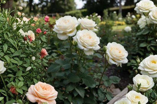 JFK White Rose Cuttings | 3 Unrooted 6-Inch Live Rose Cuttings | Rosa 'John F. Kennedy' Propagation