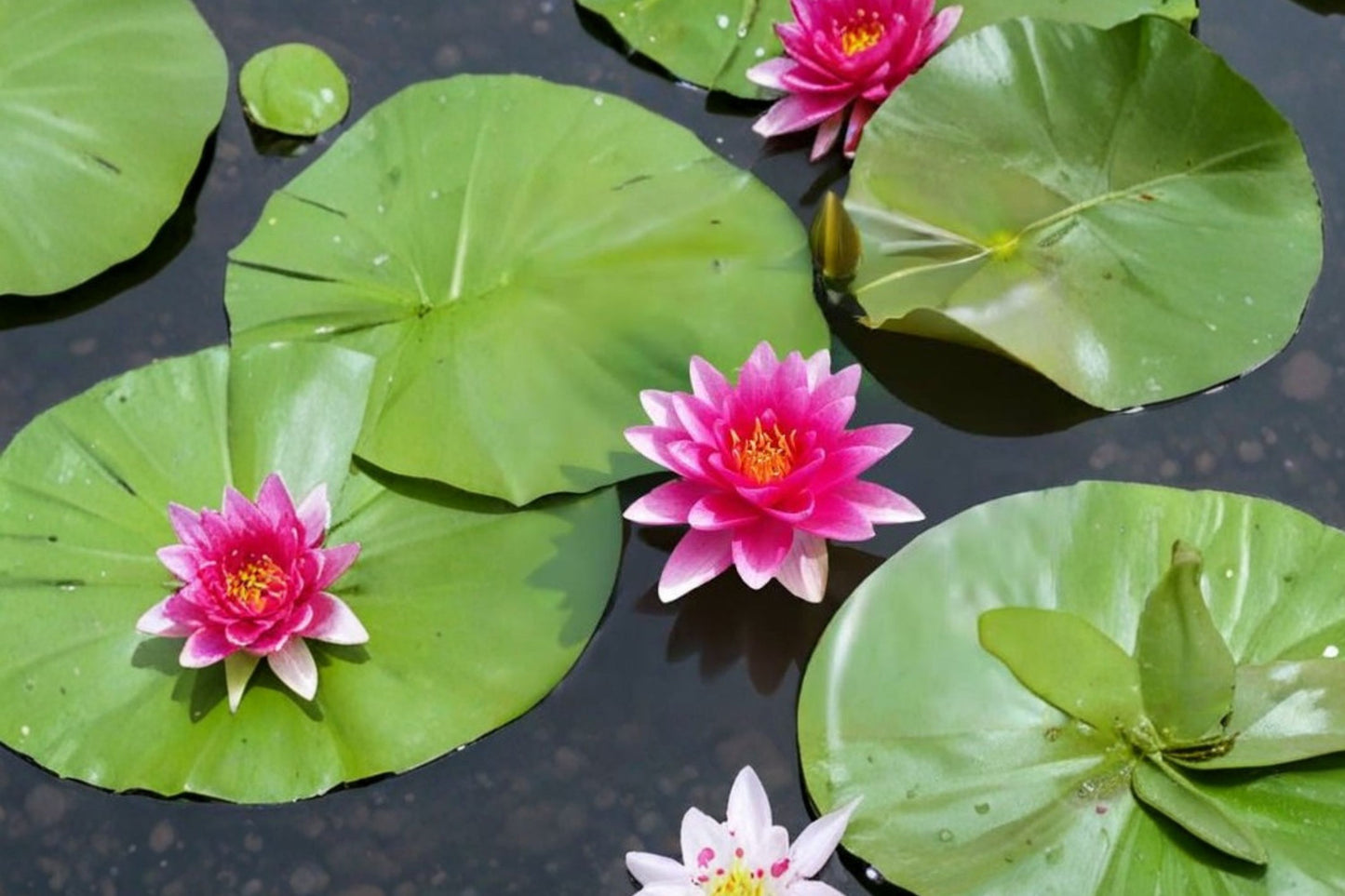Red Hardy Water Lily Tuber | Nymphaea | Live Aquatic Pond Plant | Winter Hardy Water Garden Lily