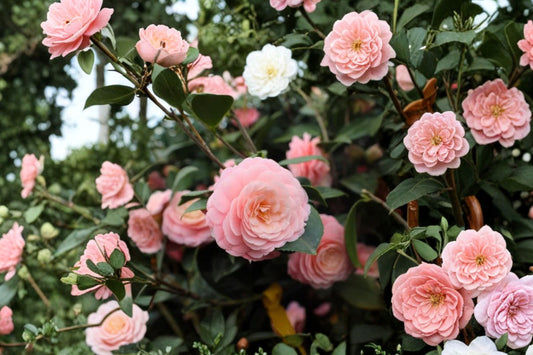 Pink Perfection Camellia Live Plant | Camellia japonica 'Pink Perfection' | 4L Starter Plant | Evergreen Flowering Shrub