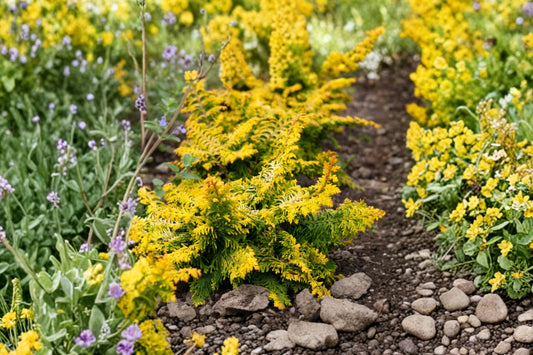 Fernspray Hinoki Cypress Live Plant | Chamaecyparis obtusa Fernspray | 1 Pint Evergreen Starter | Japanese Garden Conifer