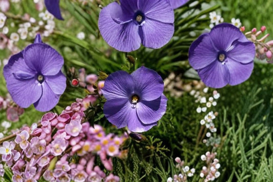 Blue Hibiscus Live Plant | Alyogyne huegelii | Well Rooted Starter | Purple Blue Flowering Shrub | Australian Native Plant