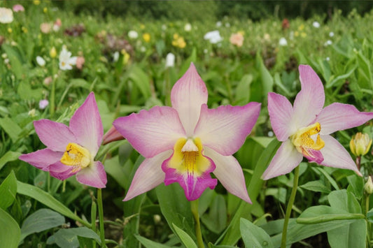 Iwanagara Apple Blossom Orchid Live Plant, Blooming Size Orchid, Fragrant Pink White Flowers, Tropical Collector Orchid Plant