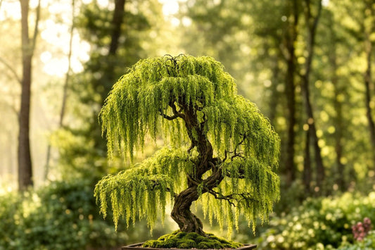 Dwarf Weeping Willow Bonsai Cutting, Thick Trunk Live Willow Cutting, Salix Bonsai Starter, Indoor Outdoor Bonsai Tree Propagation