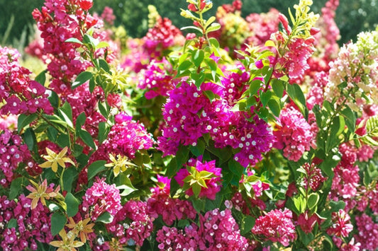 Torch Glow Bougainvillea Live Plant, 6–8 Inch Starter in 3 Inch Pot, Tropical Flowering Bougainvillea, Patio Container Plant