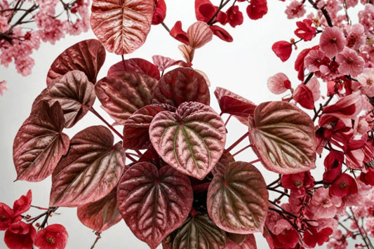 Peperomia Quito Live Plant, 4 Inch Pot, Colorful Bronze Red Foliage, Tropical Indoor Houseplant