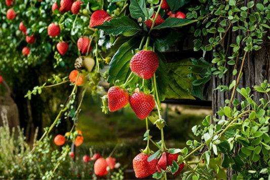 Eversweet Strawberry Live Plant, 4 Inch Pot, Everbearing Strawberry Plant, Fragaria Garden Berry Starter