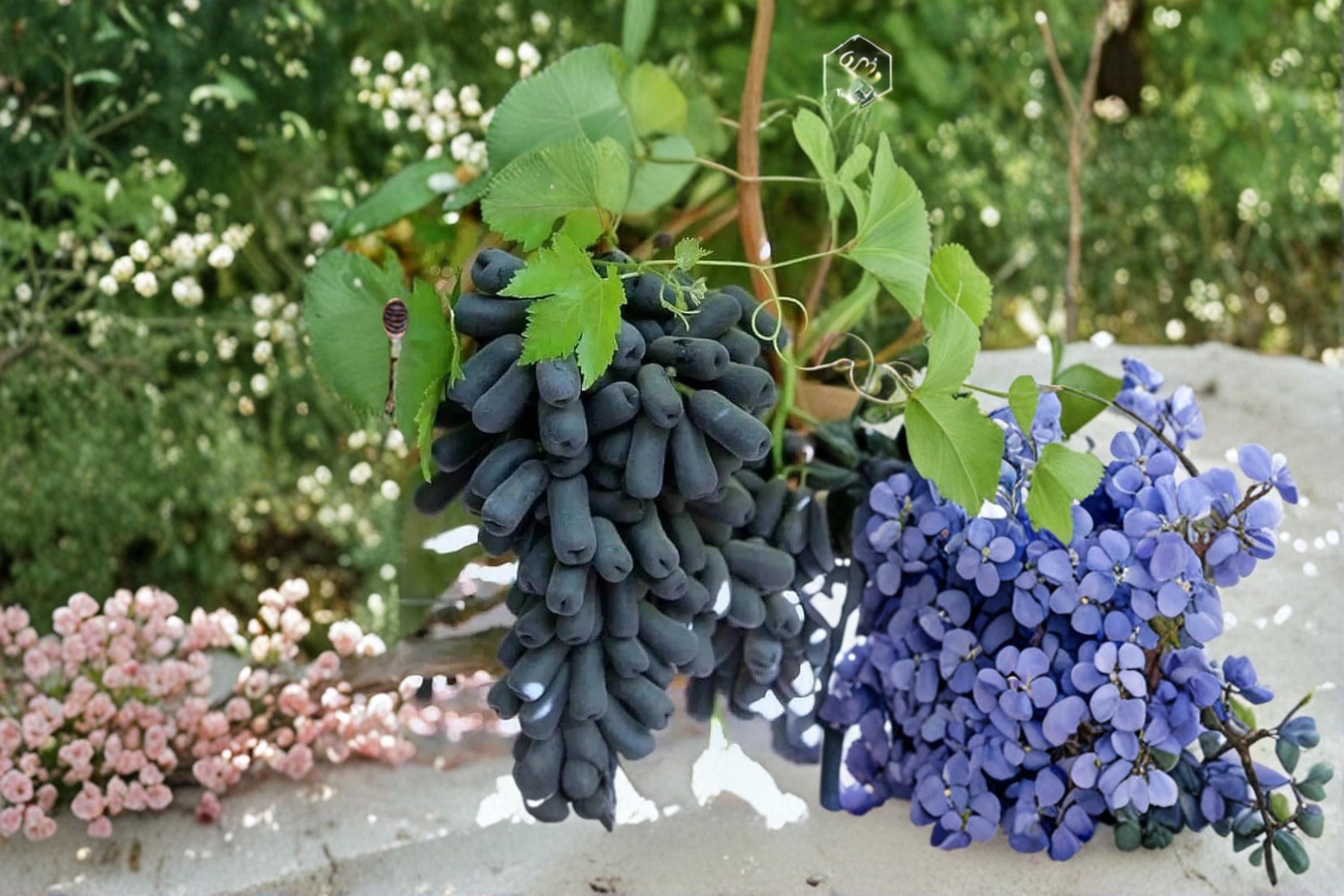 Moon Drop Grape 5 Cuttings 6-8" (Vitis vinifera) Seedless Grape Vine Cuttings