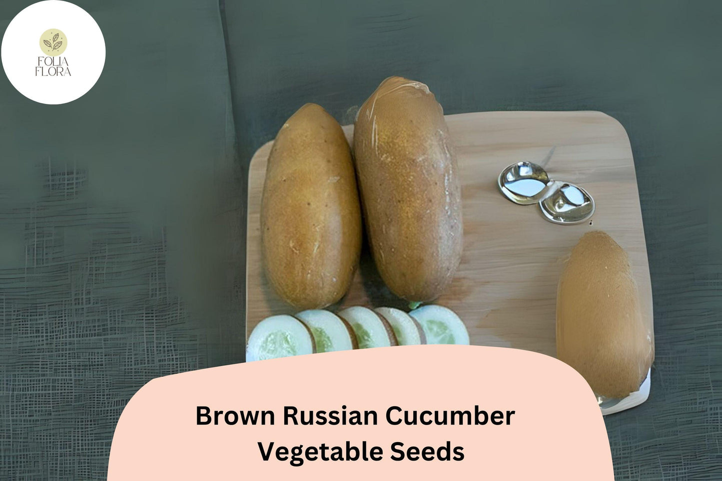 25+ Brown Russian Cucumber Seeds | Rare Heirloom Variety | Crisp Sweet Flavor | Non-GMO Garden Planting