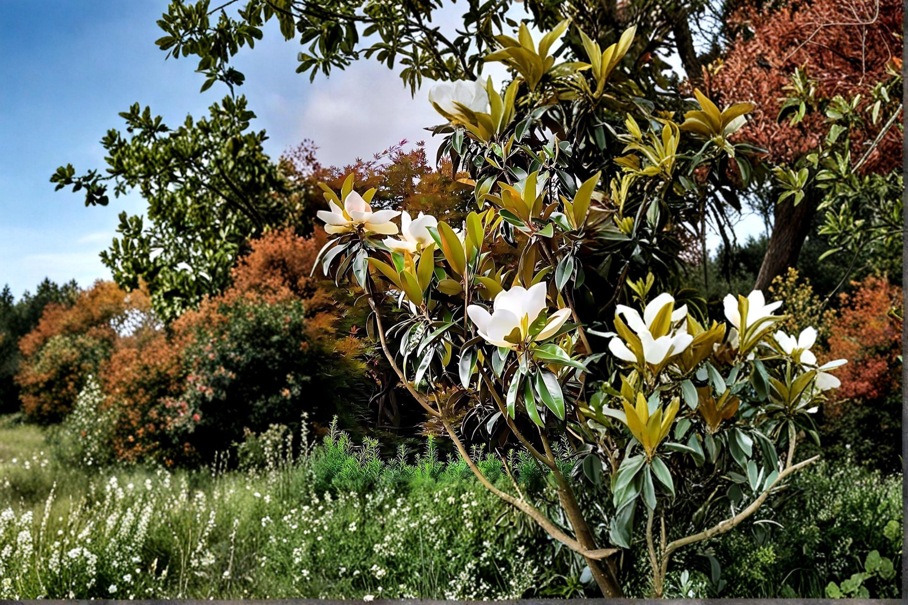 Southern Magnolia 1 Live Plant 18" Tall (Magnolia grandiflora) Evergreen Tree